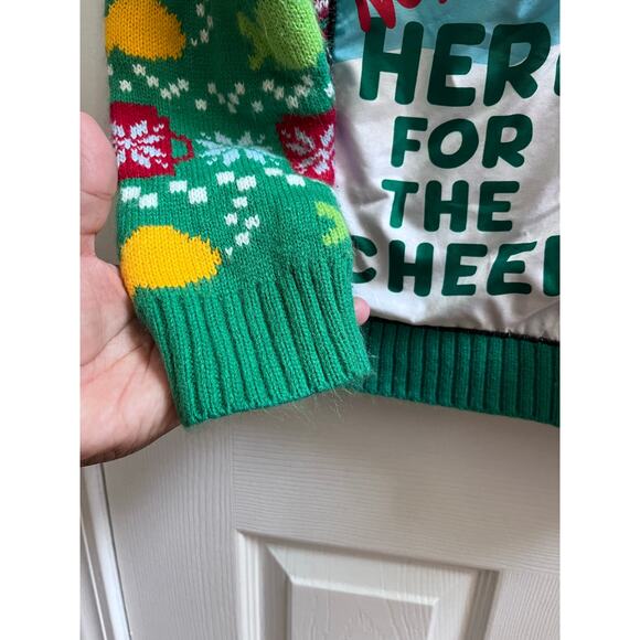 Blizzard Bay Holiday Not Here For The Cheer Cat Ugly Sweater Christmas Medium - Picture 4 of 12